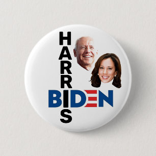 Biden/Harris 6 Cm Round Badge