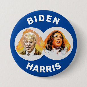Biden Harris 7.5 Cm Round Badge