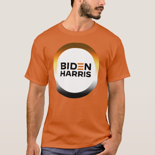 Biden Harris Bear Pride T-Shirt (Front)