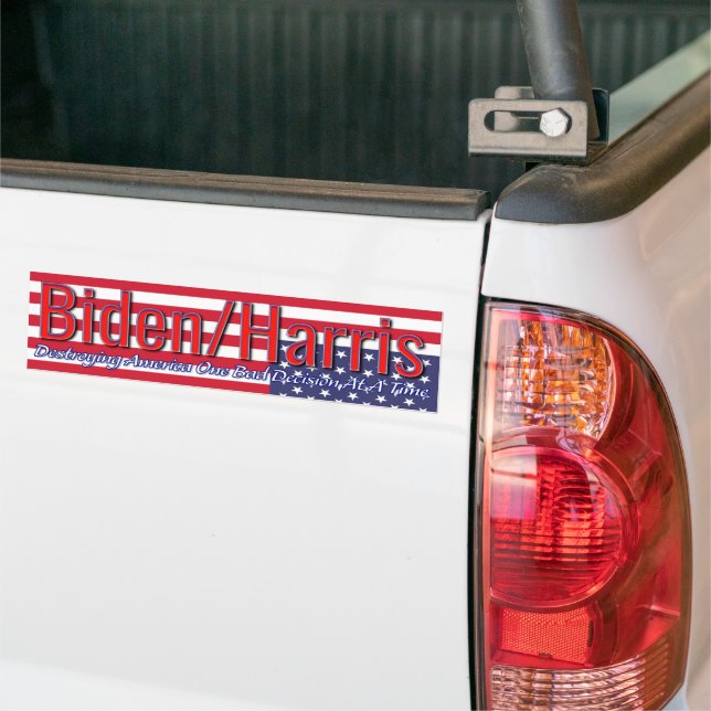 Biden/Harris Bumper Sticker (On Truck)