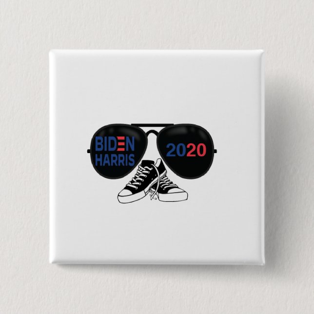 Biden/Harris Cool Campaign Gear Button (Front)