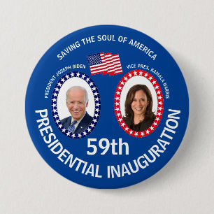 Biden Harris Inaugural 7.5 Cm Round Badge