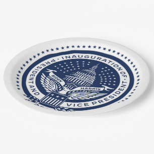 Biden Harris Inaugural Logo Inauguration Day 2021 Paper Plate