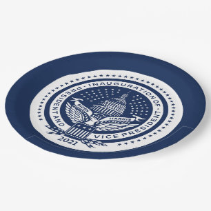 Biden Harris Inaugural Logo Inauguration Day 2021 Paper Plate