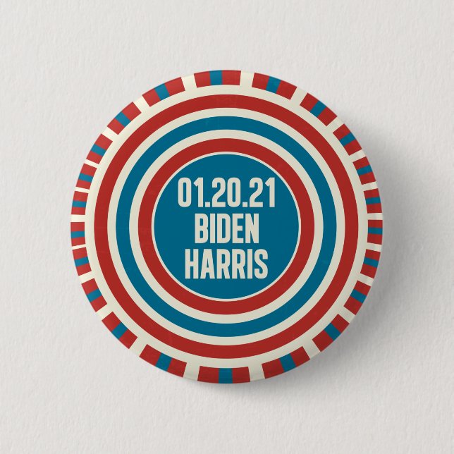 Biden Harris Inauguration Day Celebration 6 Cm Round Badge (Front)