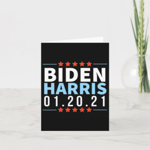 Biden Harris January 2021 Election Victory Inaugur Card