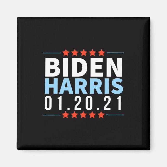 Biden Harris January 2021 Election Victory Inaugur Magnet (Front)