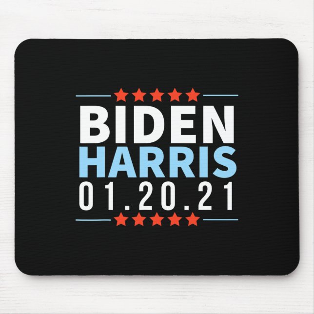 Biden Harris January 2021 Election Victory Inaugur Mouse Mat (Front)