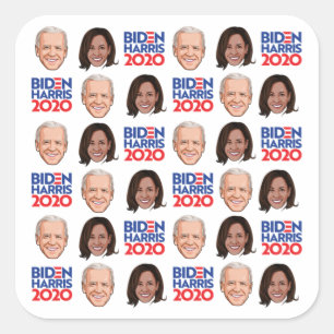 Biden Harris / Joe and Kamala Square Sticker