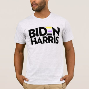 Biden Harris Nonbinary Pride T-Shirt