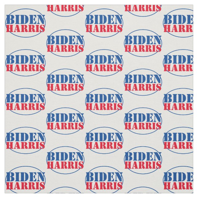 Biden Harris Oval Fabric (Swatch)