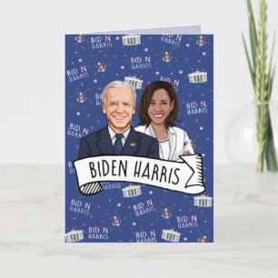 Biden Harris Party  Card