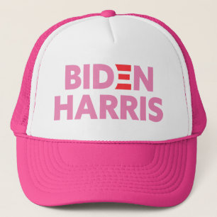 Biden / Harris Pink Red White Trucker Hat