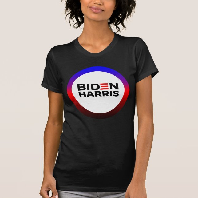 Biden Harris Polyamory Pride T-Shirt (Front)