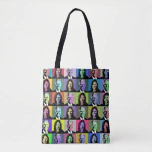 Biden Harris Pop Art (36 Colours) Tote Bag
