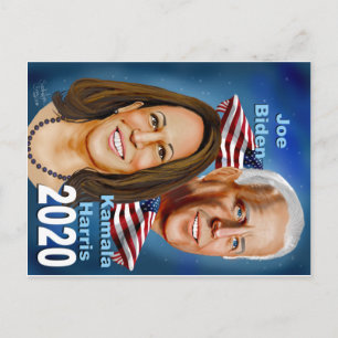 Biden Harris postcard