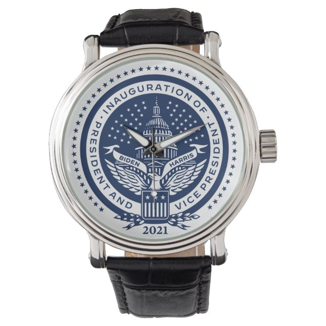 Biden Harris President Inaugural Logo Inauguration Watch (Front)
