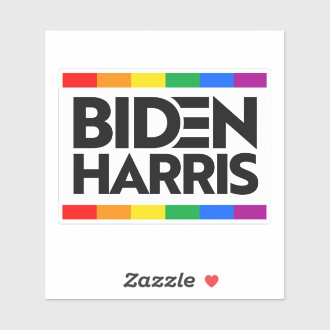BIDEN HARRIS Pride Block (Sheet)