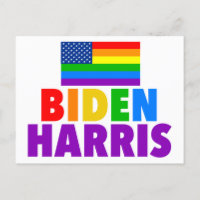 Biden Harris Rainbow American Flag Gay Pride