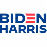Biden Harris Standing Photo Sculpture<br><div class="desc">Biden Harris 2020 logo. Great gift for Biden supporter,  Kamala Harris supporter,  democrat gift idea and an awesome gift for Joe Biden fans!</div>