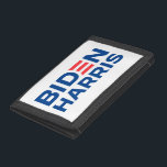 Biden Harris Trifold Wallet<br><div class="desc">Biden Harris 2020 logo. Great gift for Biden supporter,  Kamala Harris supporter,  democrat gift idea and an awesome gift for Joe Biden fans!</div>