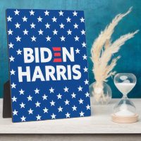 Biden / Harris White Stars Pattern Blue
