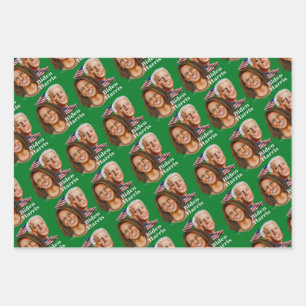 Biden Harris wrapping paper