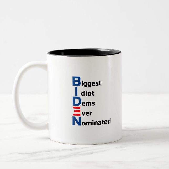 Biden Idiot Mug 01 (Left)