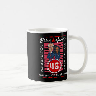 Biden Inauguration The End Of An Error Cartoon  Coffee Mug