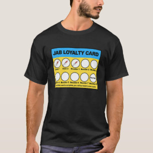Biden Jab Loyalty Card Funny Stop The Mandate Repu T-Shirt