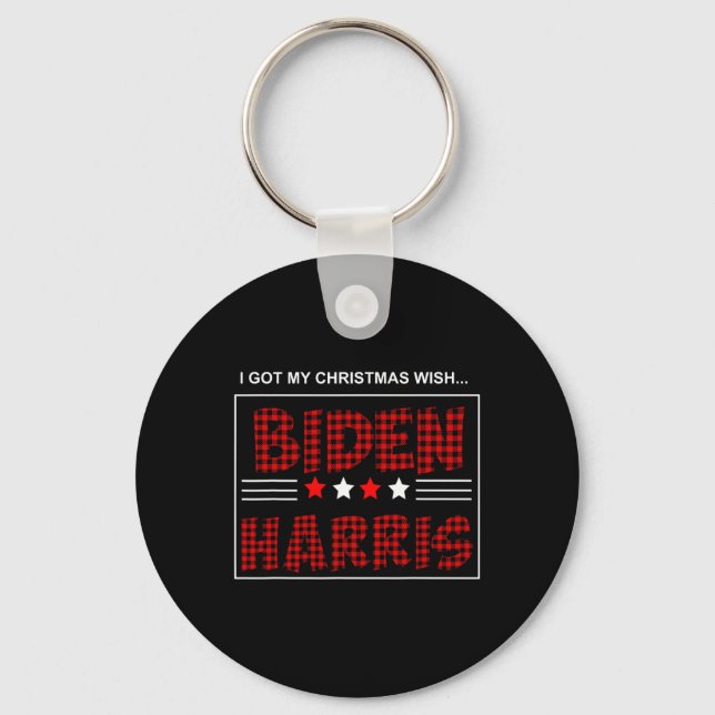 Biden Kamala Harris 2020 Christmas  Key Ring (Front)
