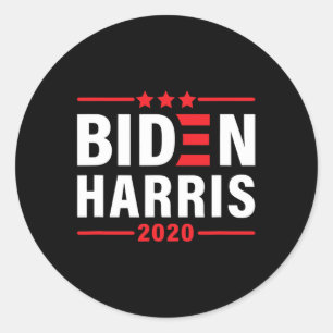 Biden Kamala Harris 2020 Election Democrat Liberal Classic Round Sticker