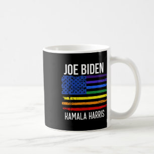 Biden Kamala Harris 2020 Rainbow Us Flag Lgbt Elec Coffee Mug