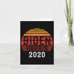 Biden Kamala Harris 2020 Vote Democrat Card