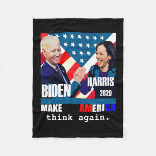 Biden Kamala Harris Fleece Blanket