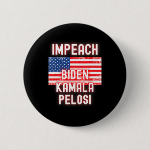 Biden Kamala Pelosi Woke Democrat 2024 Election Go 6 Cm Round Badge
