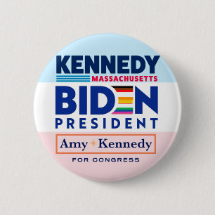 Biden -- Kennedy Coattails 6 Cm Round Badge