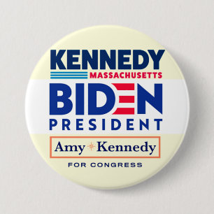 Biden -- Kennedy Coattails 7.5 Cm Round Badge