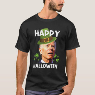 Biden Leprechaun Confused St Patricks Day Happy Ha T-Shirt