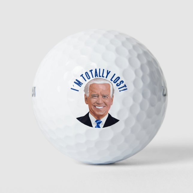 Biden Lost Personalise Golf Balls (Front)