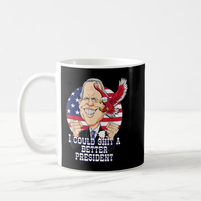Biden Mail Order President Let's Go Biden Lied I H Coffee Mug (Left)