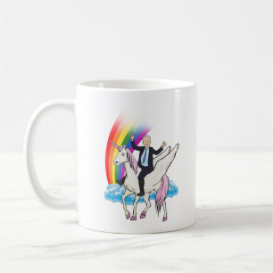 Biden on a Unicorn Coffee Mug