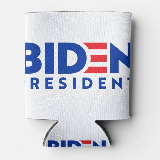 Biden President Logo Can Cooler (Front)