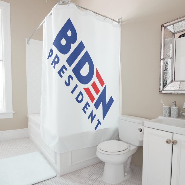 Biden President Shower Curtain (In Situ)