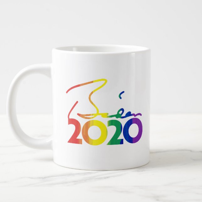 BIDEN PRIDE 2020 LARGE COFFEE MUG (Left)