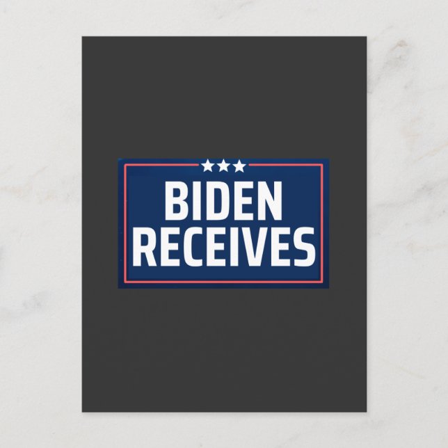 Biden Receives Postcard (Front)