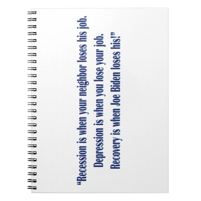 Biden-Recession Notebook (Front)