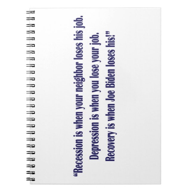 Biden-Recession- Notebook (Front)