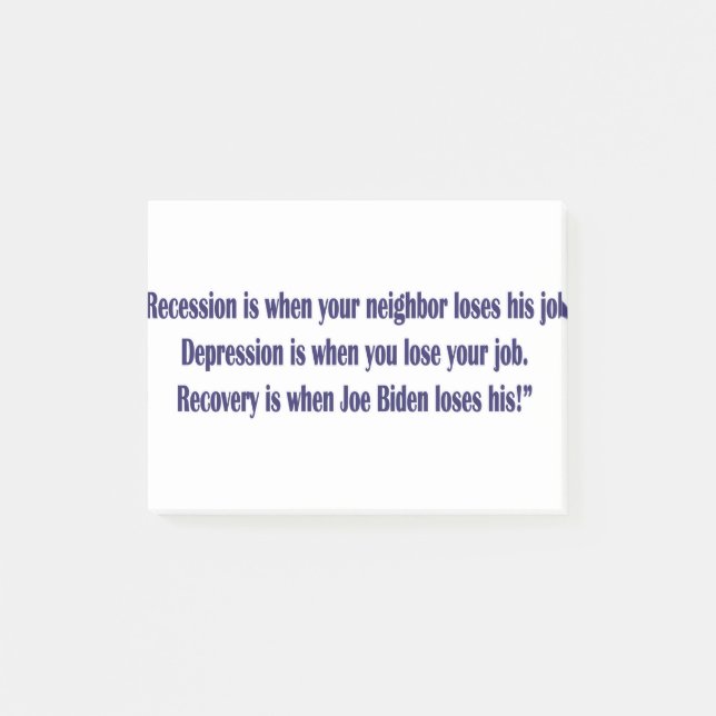 Biden-Recession- Post-it Notes (Front)