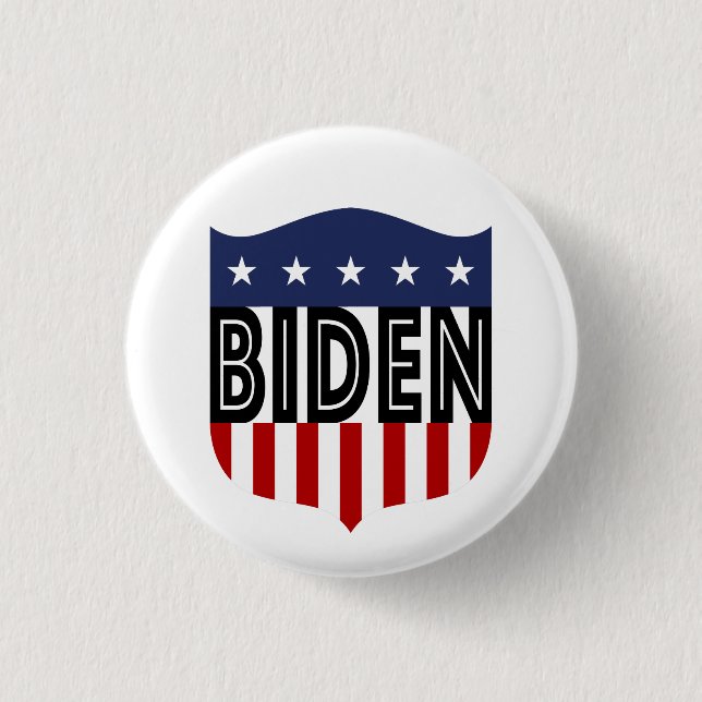 BIDEN stars and stripes 3 Cm Round Badge (Front)